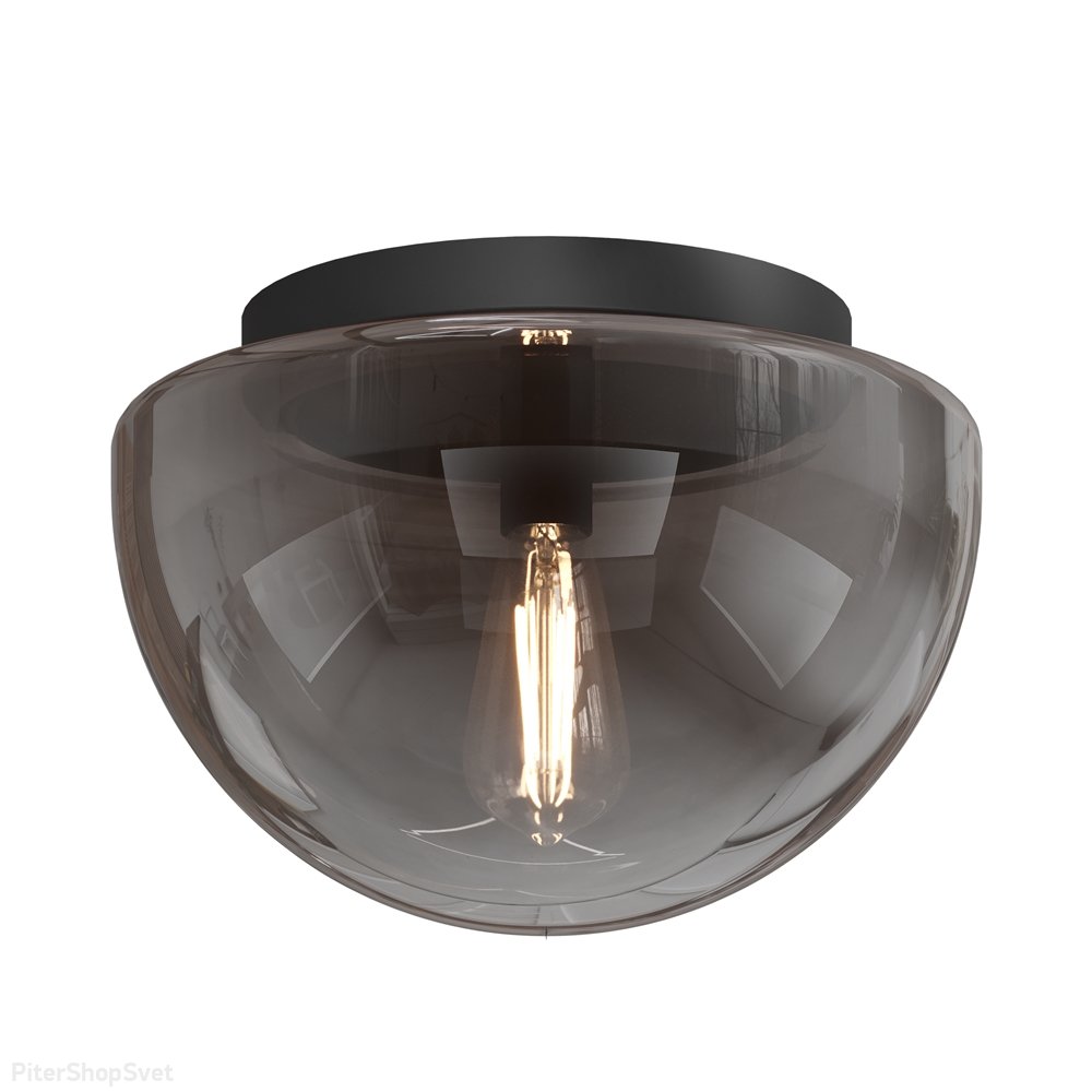 Потолочный светильник с тонированным плафоном «Glassy» MOD270CL-01B