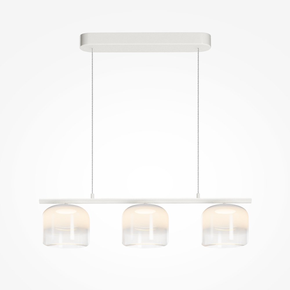 Диммируемый длинный подвесной светильник с лифтовым механизмом «Spirito» MOD286PL-L12W3K