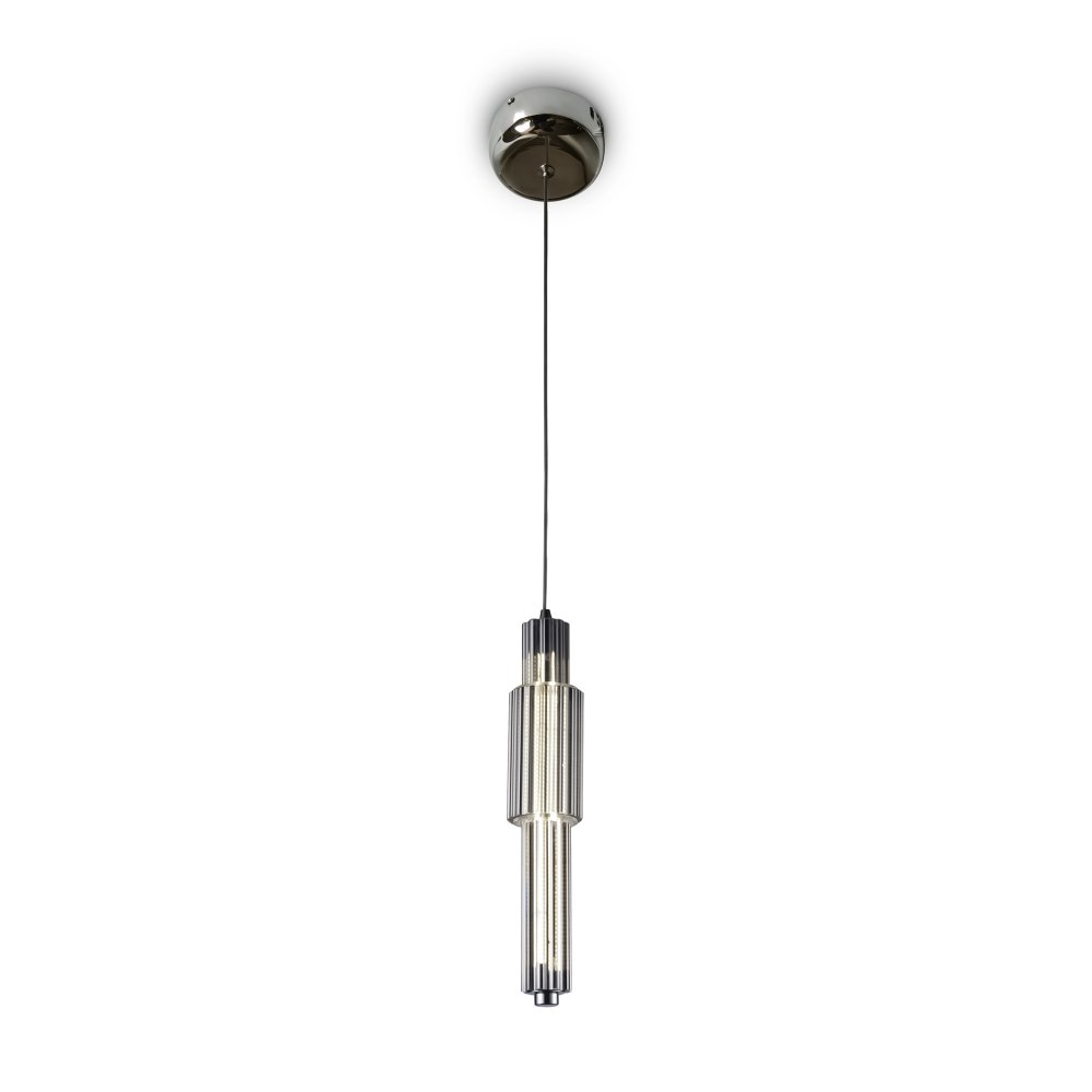 Дымчатый подвесной светильник 8Вт 3000К «Verticale» MOD308PL-L9GR3K