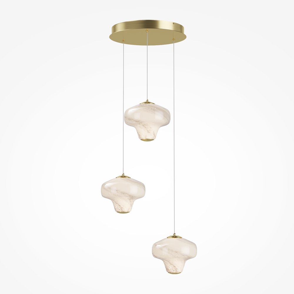 Светильник с подвесами на длинном основании «Sirocco» MOD359PL-L17BS3K