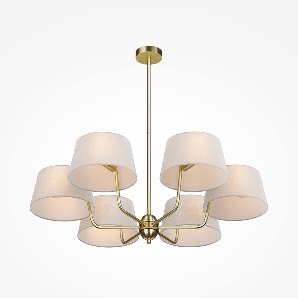 Люстра на штанге с абажурами «Modesto» MOD360PL-06BS