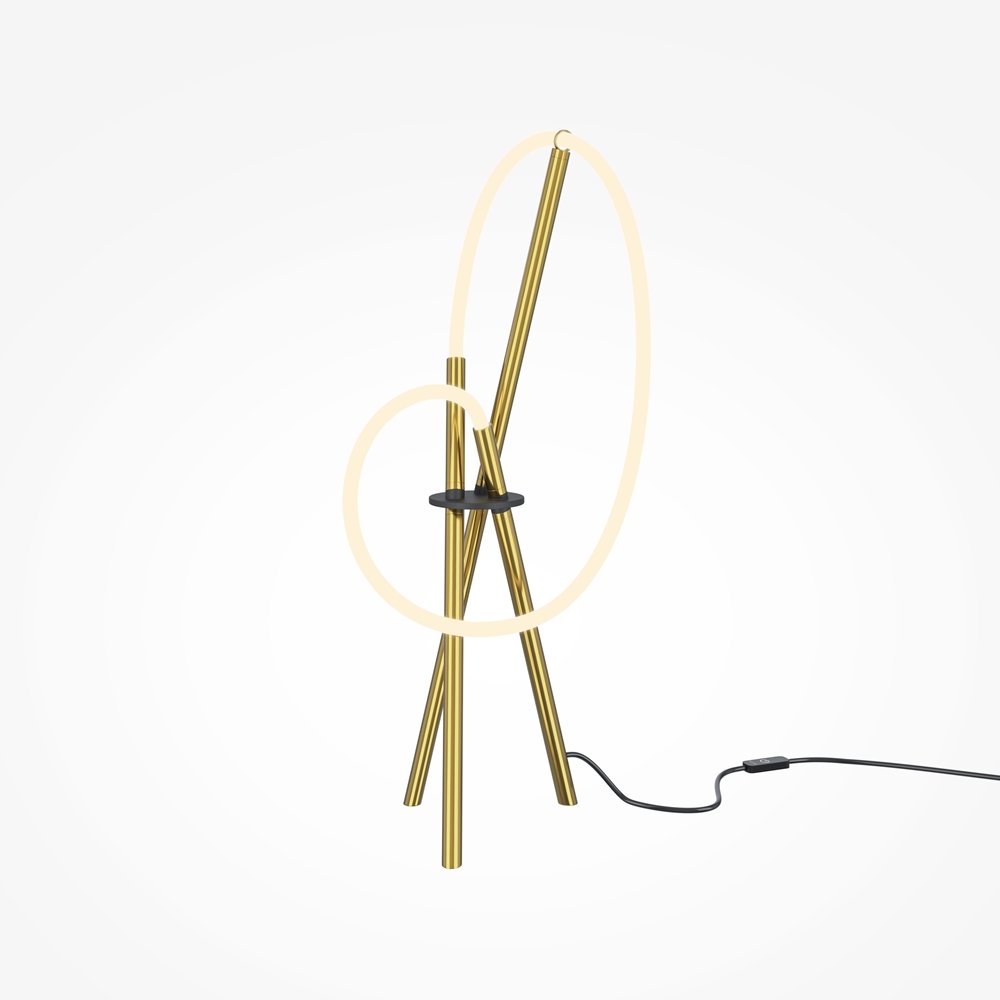 Настольный светильник гибкий неон на треноге 15Вт 3000К «Crochet» MOD369TL-L15BS3K