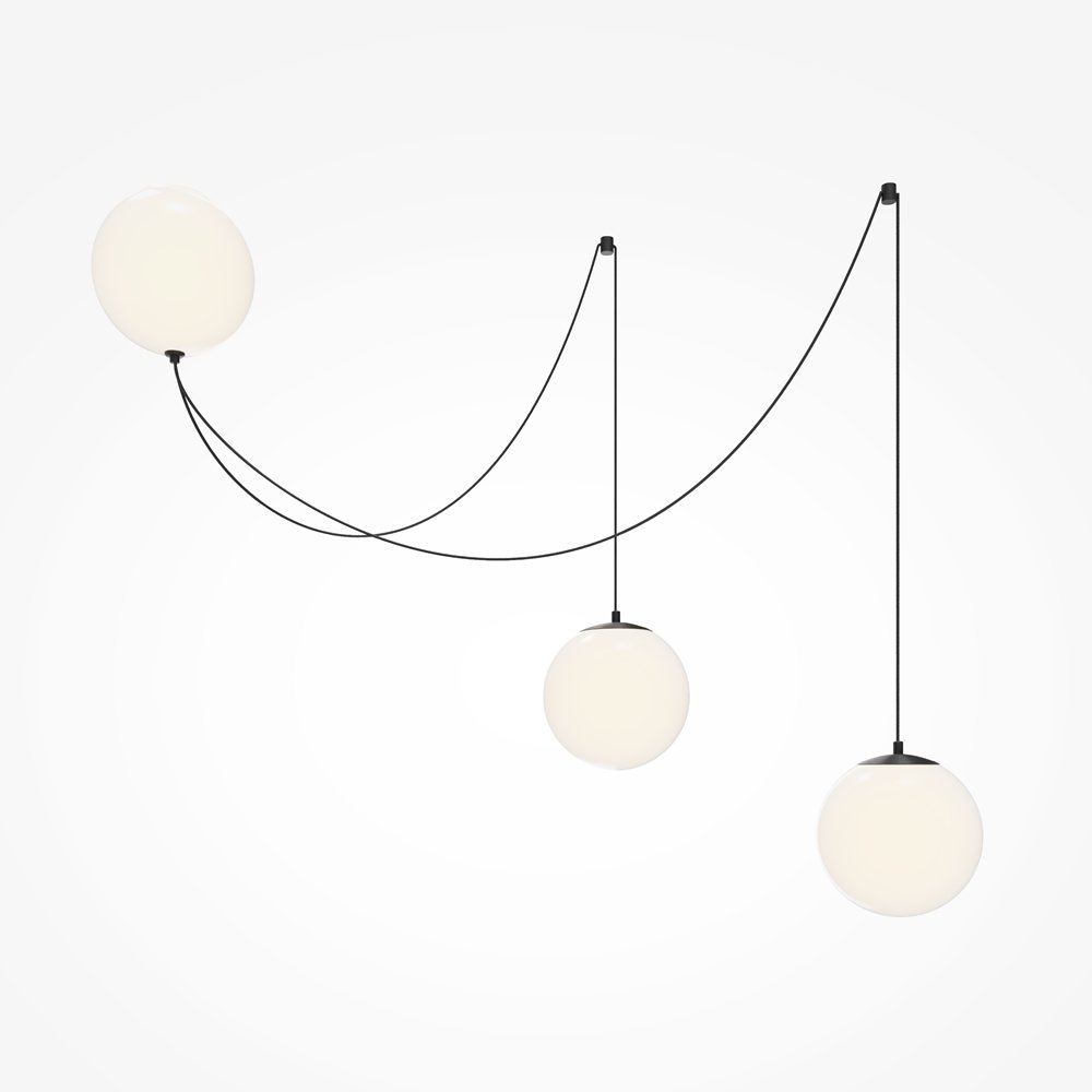 Подвесная люстра паук с шарами «Twins» MOD427PL-L30B3K1