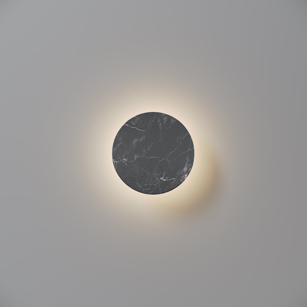 Круглый настенный светильник подсветка «Basic Texture» MOD461WL-L5BK