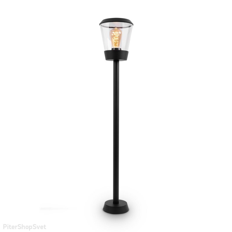 Чёрный уличный столбик 1м «Faro» O039FL-01B