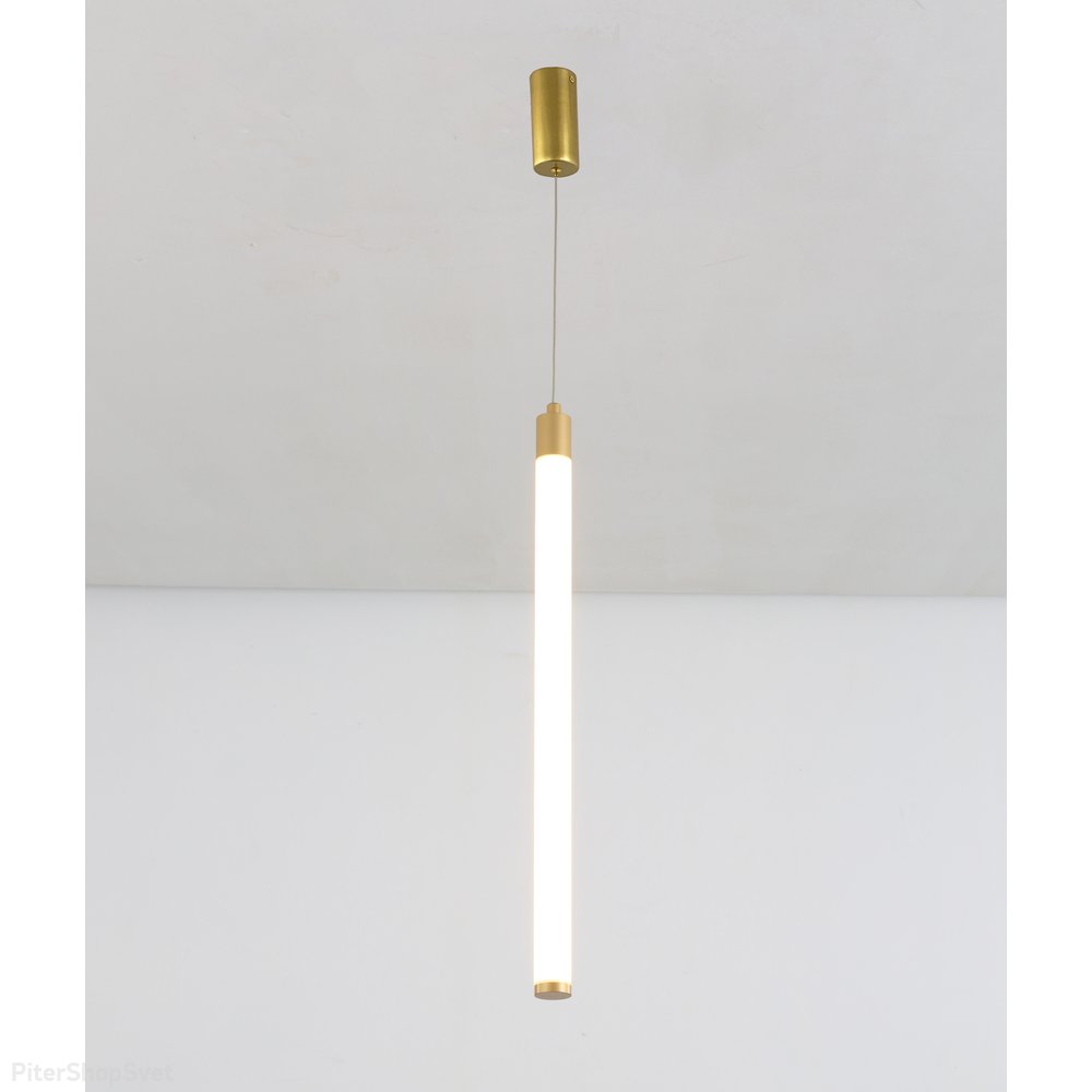 Подвесной светильник стержень 10Вт 3000К золотой «Ray» P022PL-L10MG3K