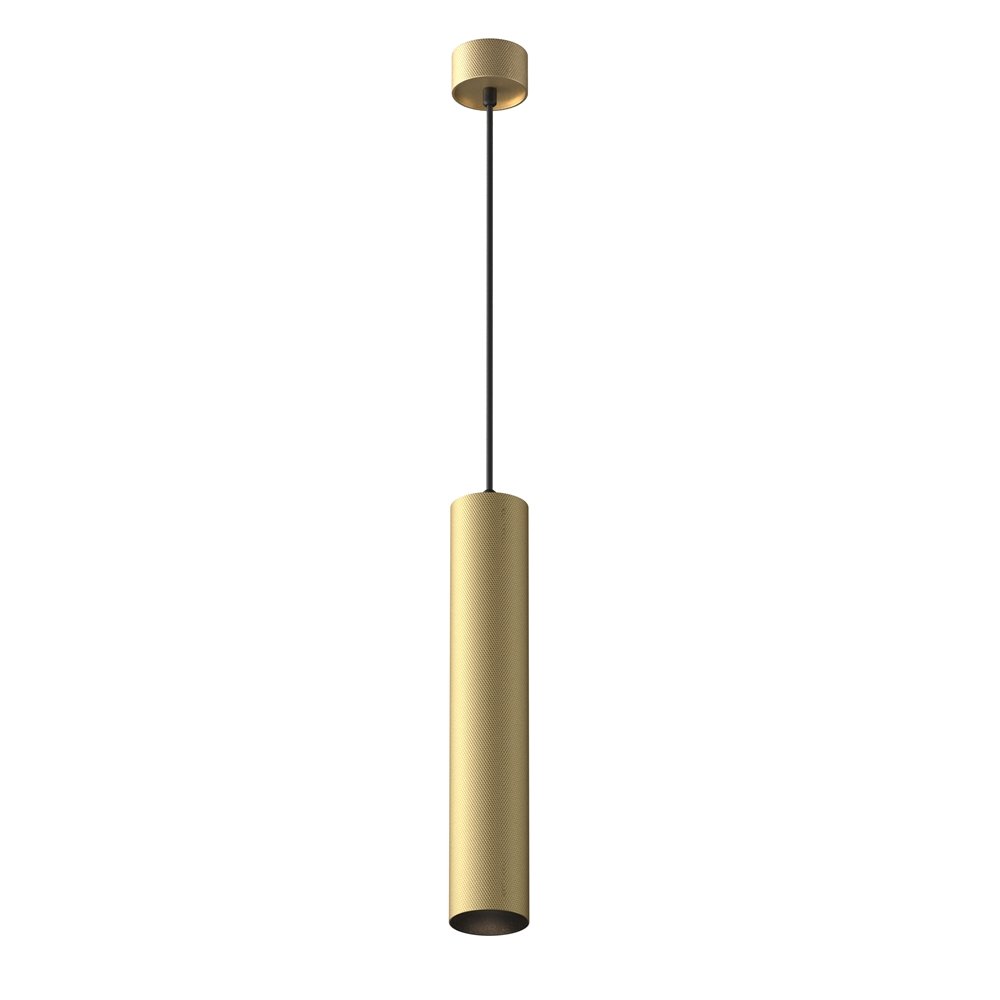 Подвесной светильник цилиндр золотого цвета «Artisan» P082PL-GU10-MG