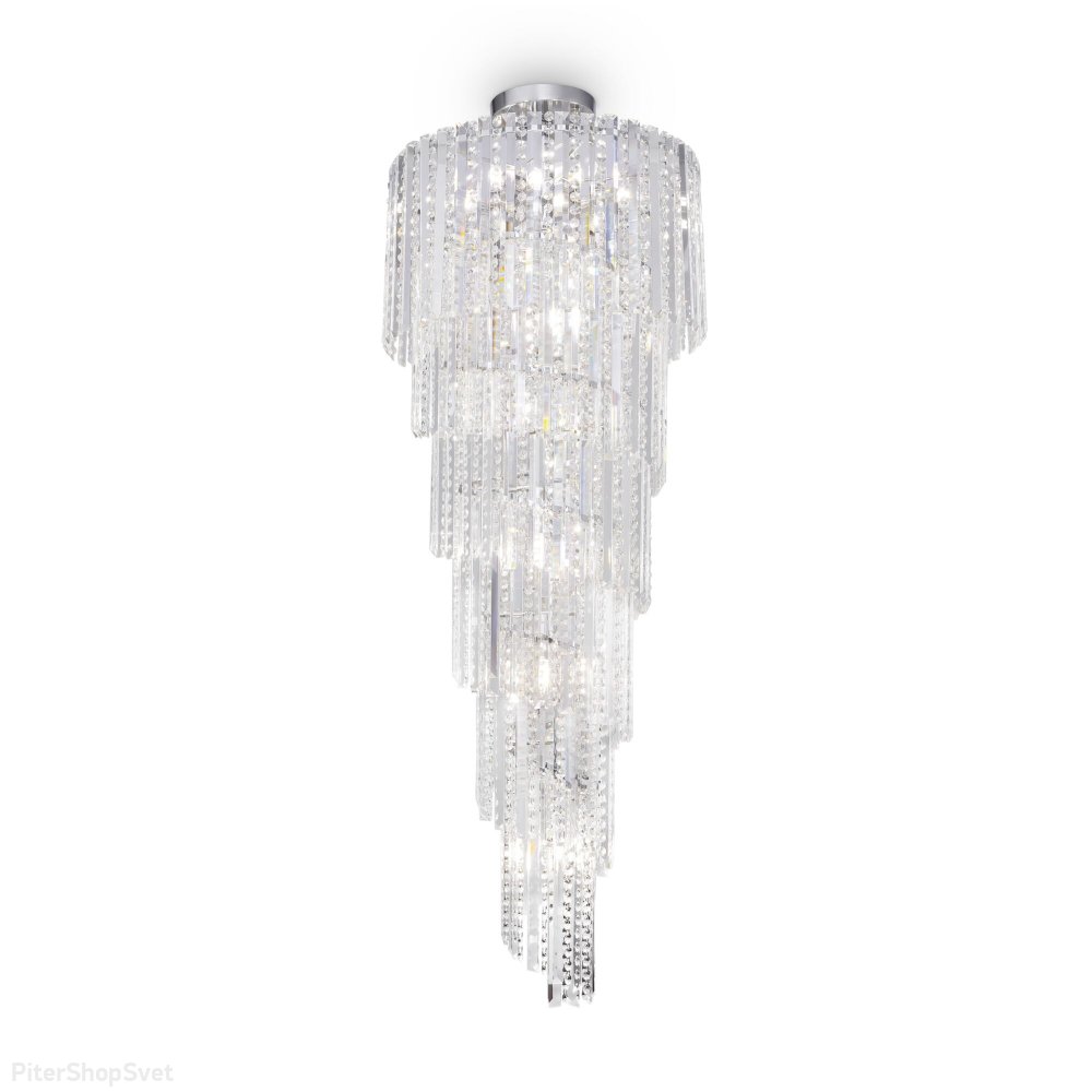 Подвесная люстра каскад «Louis» RC005PL-12CH