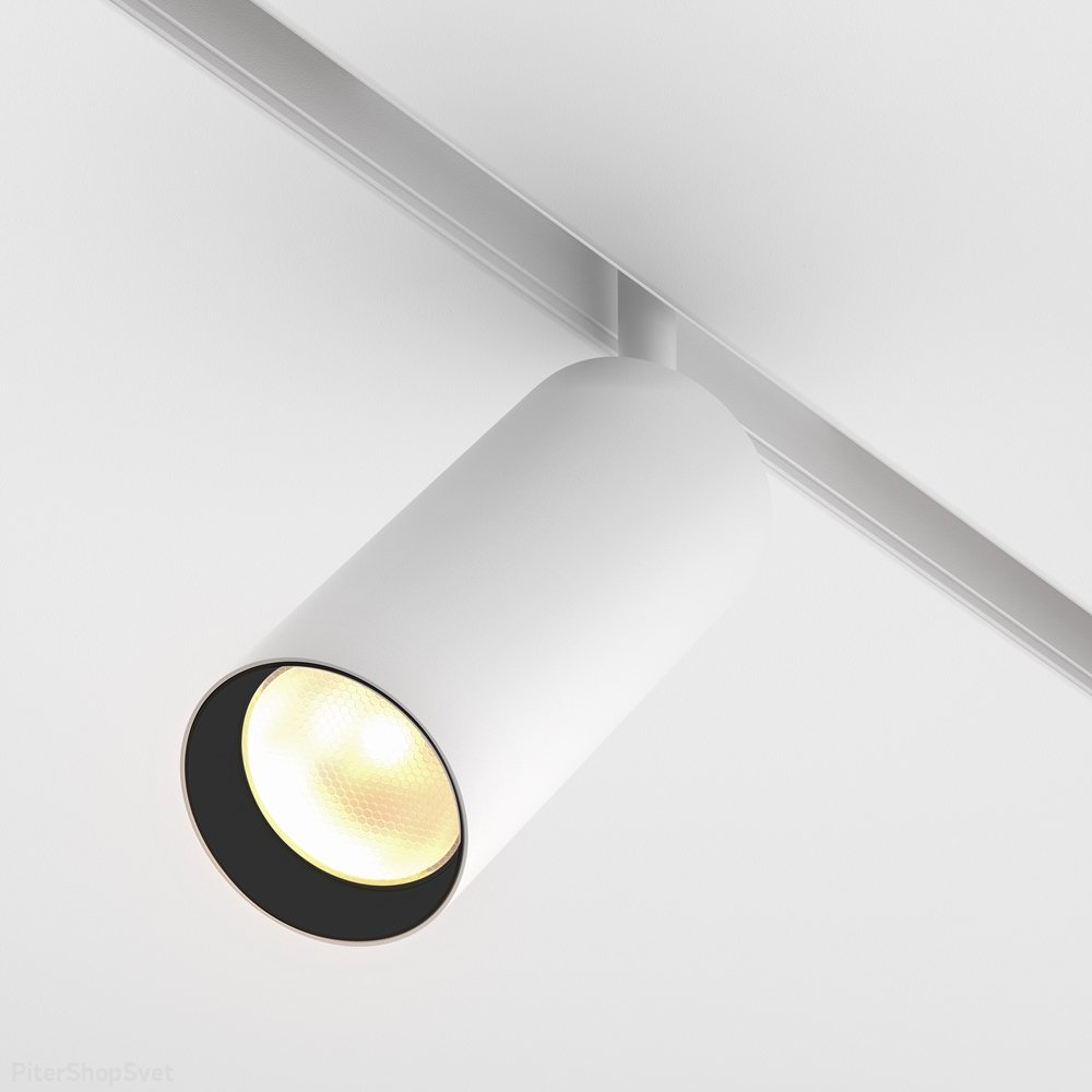 Магнитный трековый светильник 20Вт 3000К белый/чёрный «Focus LED» TR032-2-20W3K-S-W