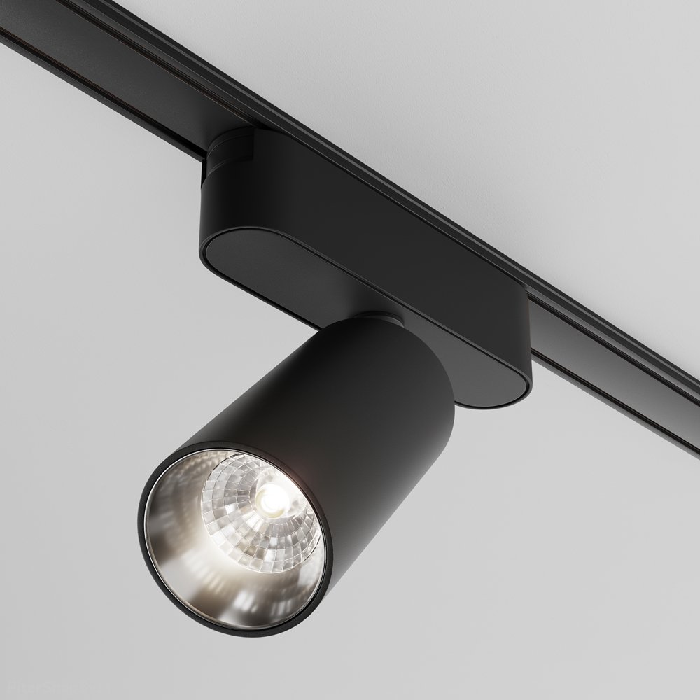 Чёрный 12Вт магнитный трековый светильник 220В 4000К «Focus LED» TR103-1-12W4K-M-B