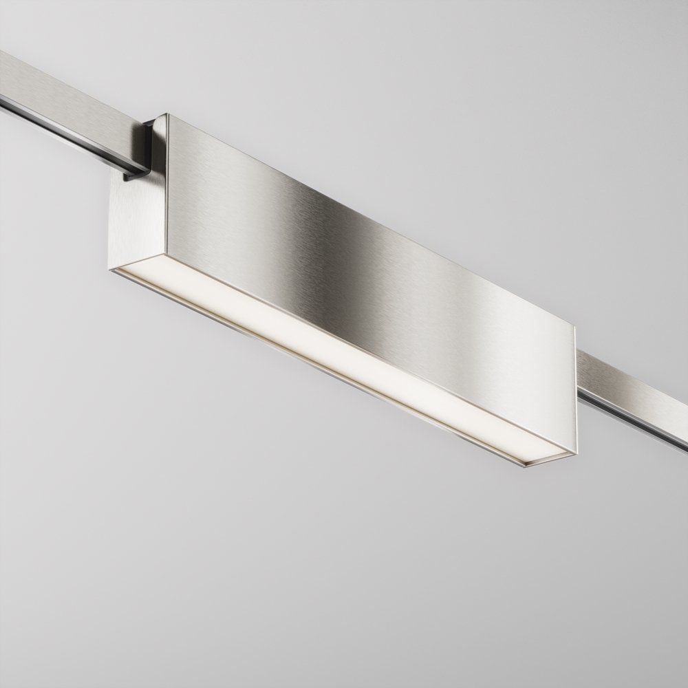 Линейный светильник для модульной трек системы 23см 12Вт 3000К 120° «Basis Flarity» TR151-1-12W3K-PT