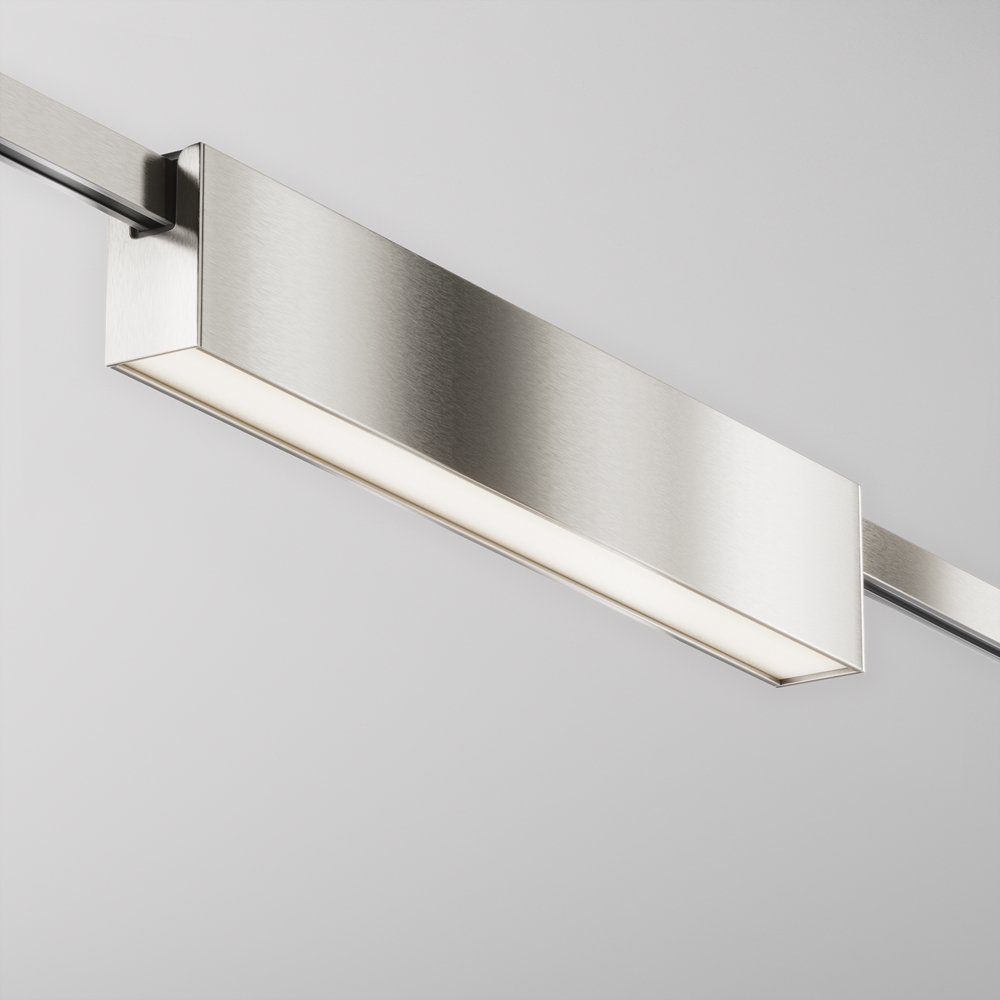 Линейный светильник для модульной трек системы 35см 18Вт 3000К 120° «Basis» TR151-1-18W3K-PT