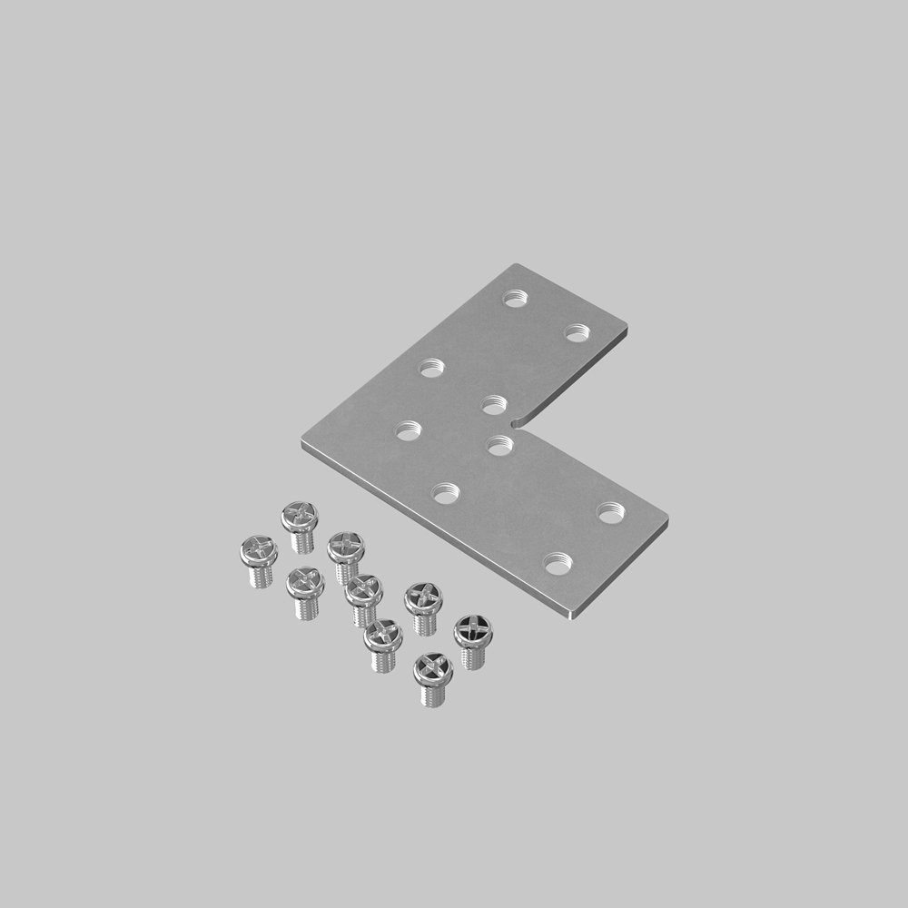 Соединитель стыка угловой для накладного шинопровода «Accessories for tracks Exility» TRA034CL-21