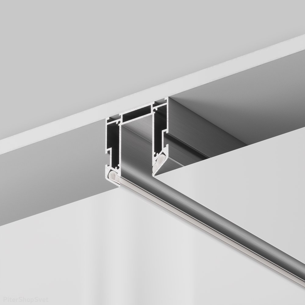 Профиль для монтажа магнитного шинопровода в натяжной ПВХ потолок, 2м «Busbar trunkings Exility» TRA034MP-212S