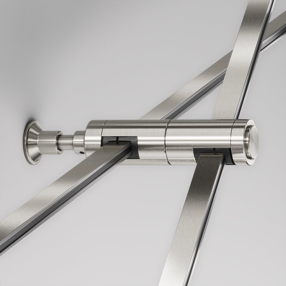 Крепление настенное Wall двойное, платина «Flarity» TRA155CW-D1-PT