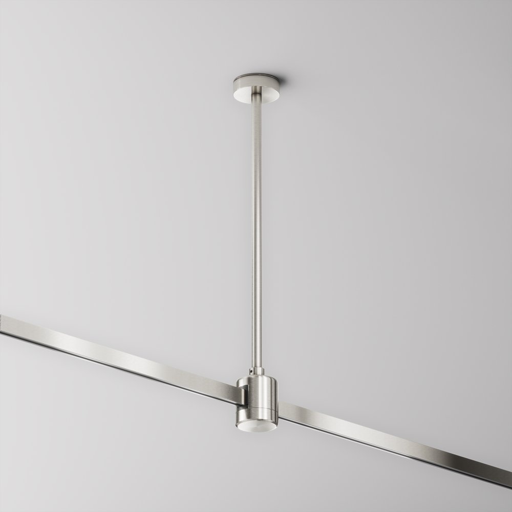 Крепление потолочное Medium 300мм с прямым коннектором питания, платина «Flarity» TRA158C-IPC1-PT