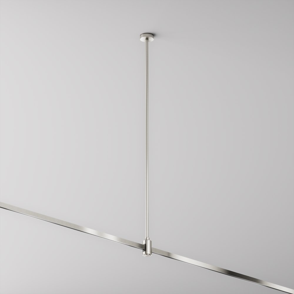 Крепление потолочное штанга Long 700мм с вводом питания, платина «Flarity» TRA159C-B1-PT