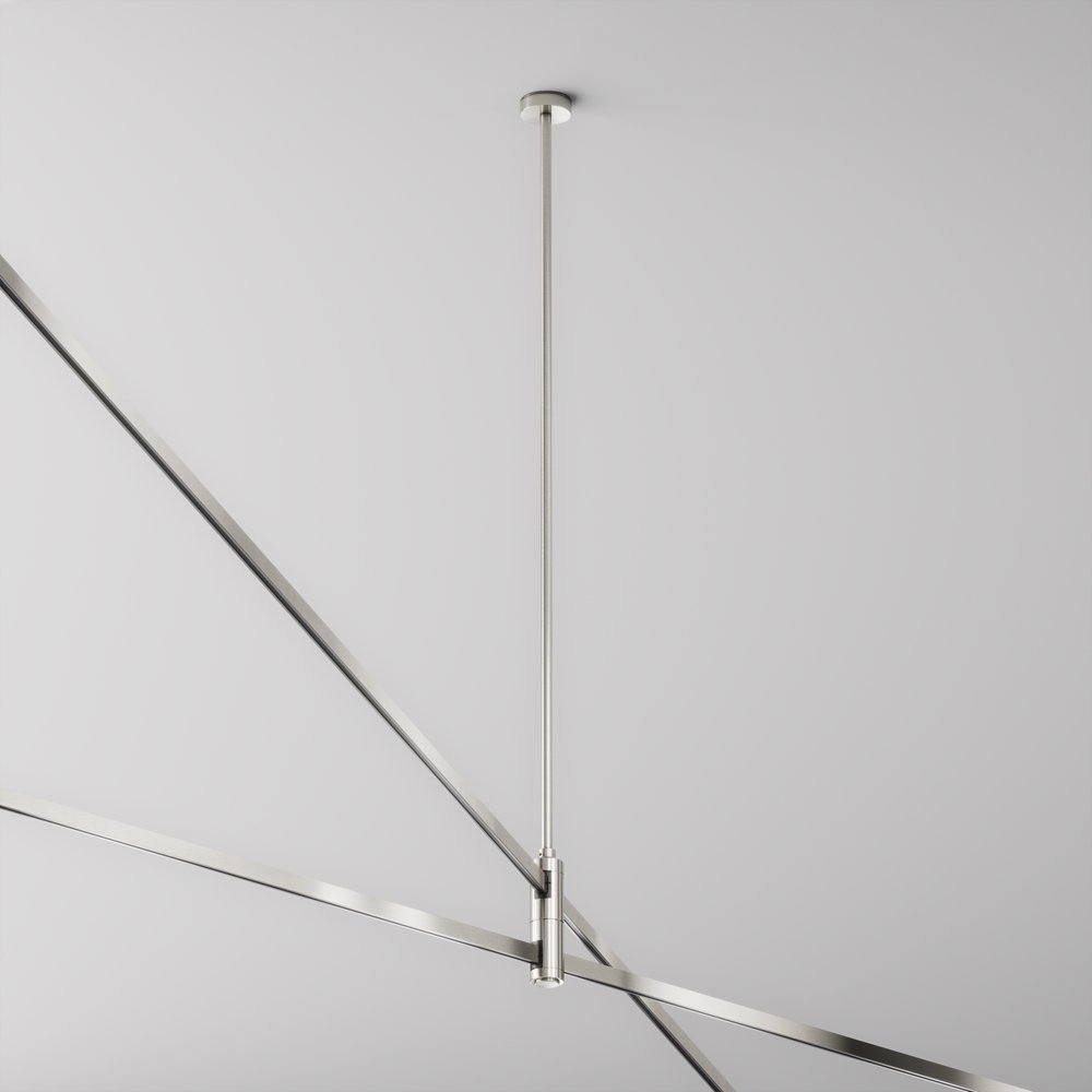 Крепление потолочное Long двойное 700мм, платина «Flarity» TRA159C-D1-PT