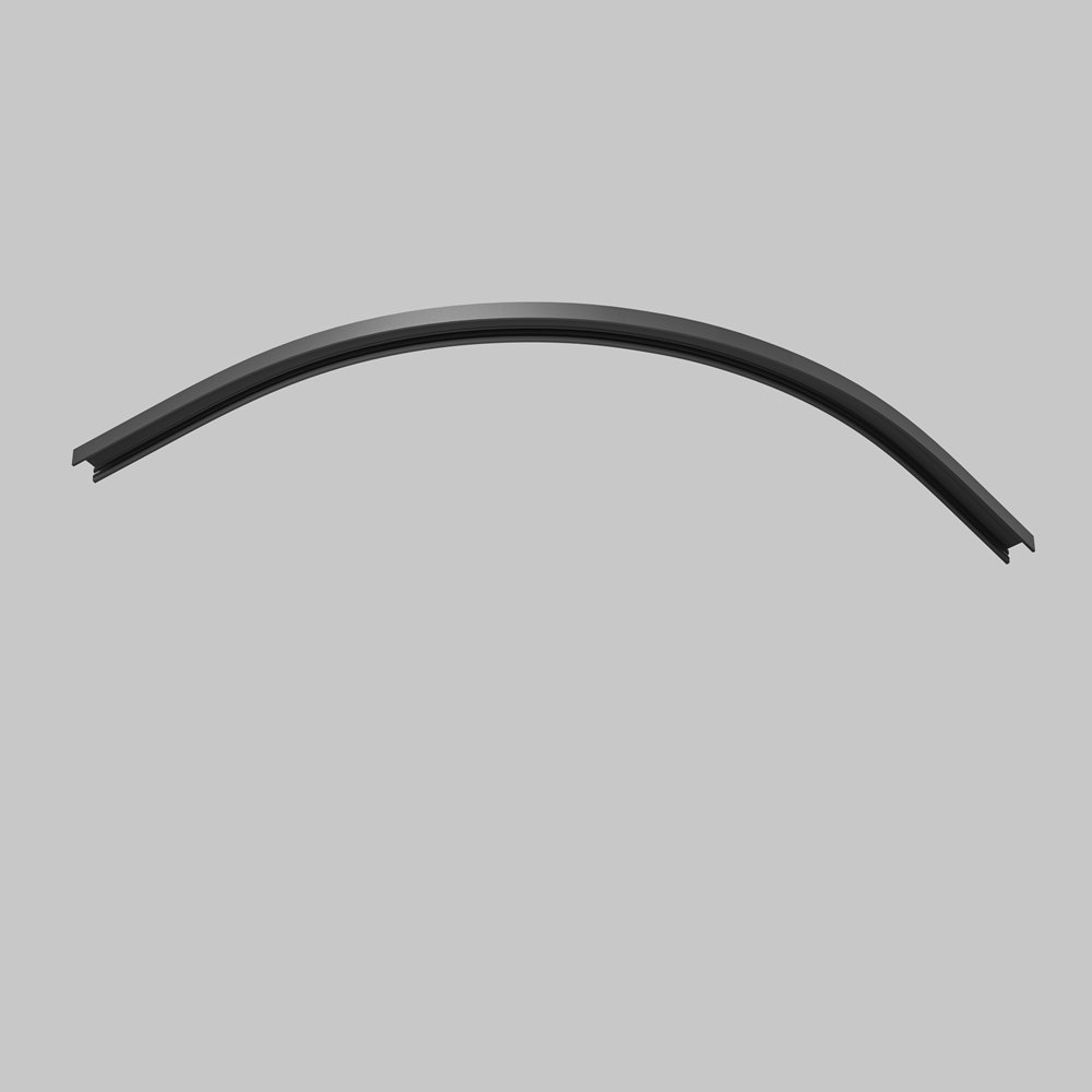 Коннектор радиусный R300, чёрный «Accessories for tracks Basity» TRA172CL-R300-11B