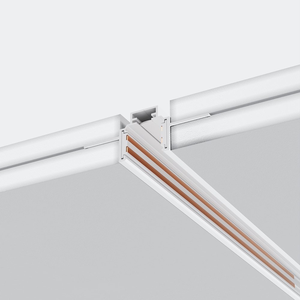 2м белый шинопровод низкопрофильный встраиваемый под ГКЛ 12,5 мм «Busbar trunkings Exility» TRXM034-422W