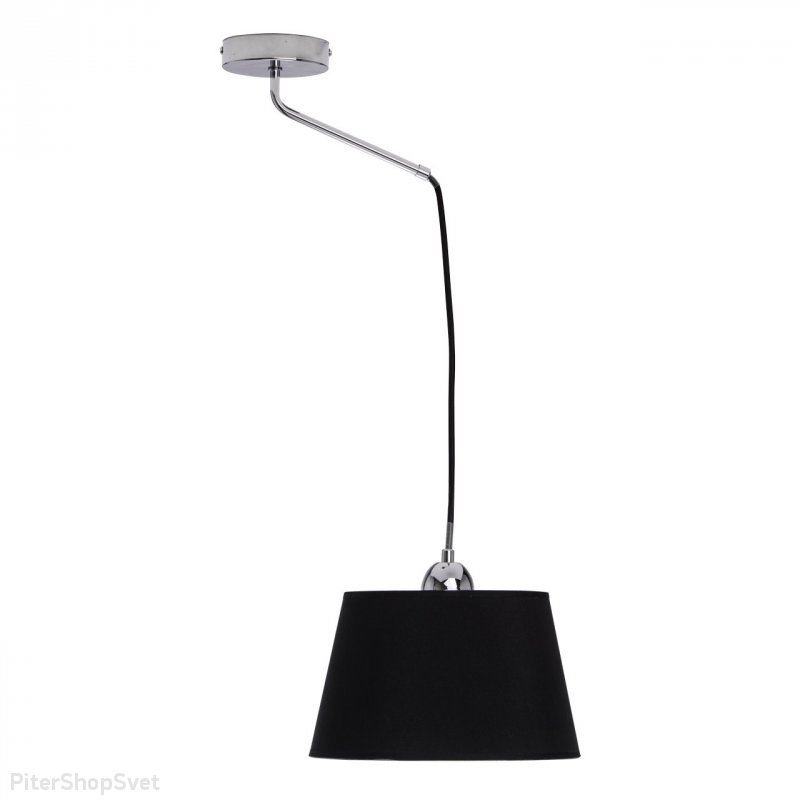 Подвесной светильник с чёрным абажуром «Лацио» 103011101