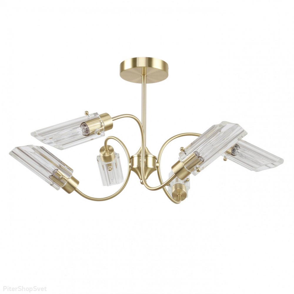 Потолочная люстра золотого цвета «Олимпия» 106011106