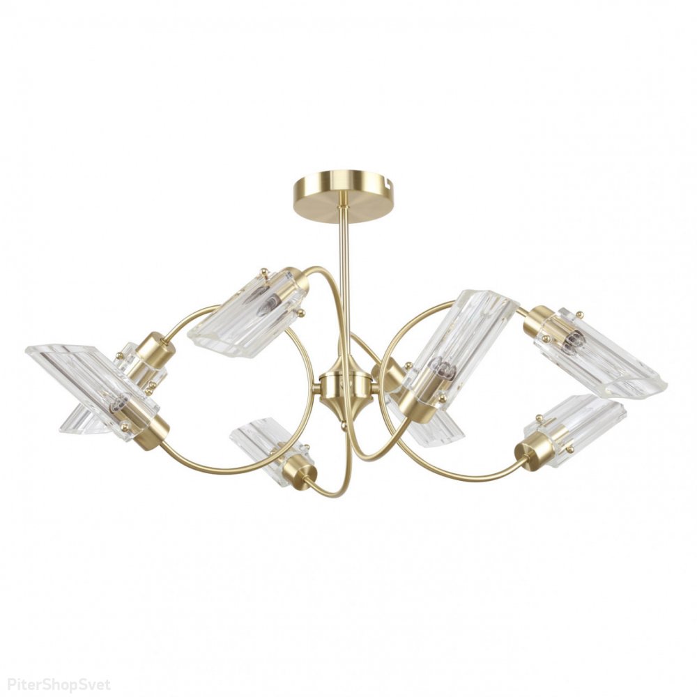 Потолочная люстра золотого цвета «Олимпия» 106011208
