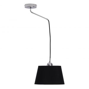 Подвесной светильник с чёрным абажуром «Лацио»