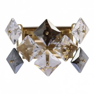 Настенное бра с дымчатым и прозрачным хрусталём «Патриция»