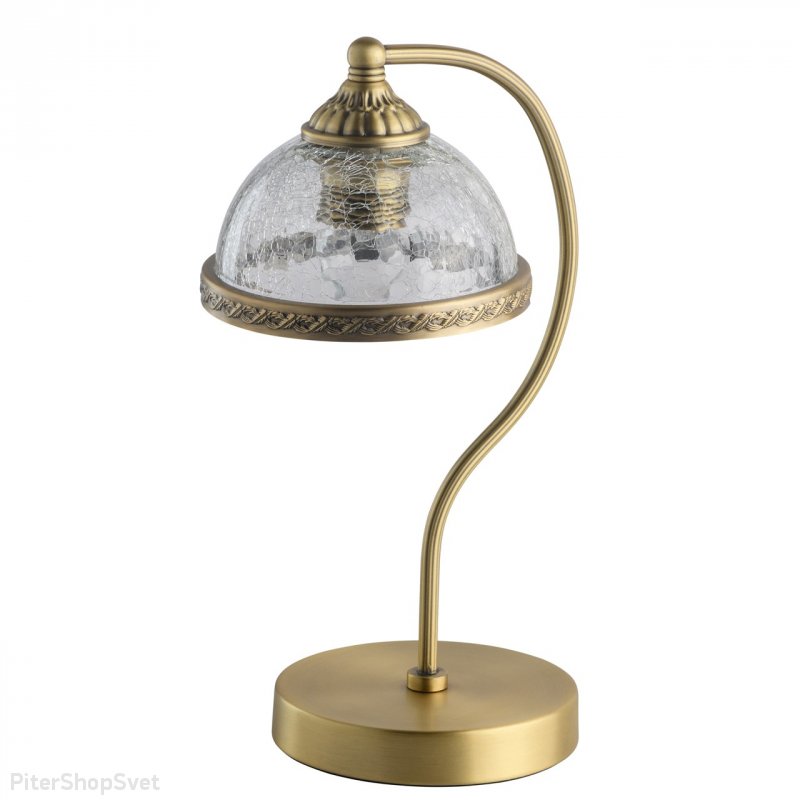 Настольная лампа с плафоном кракле «Аманда» 481033701