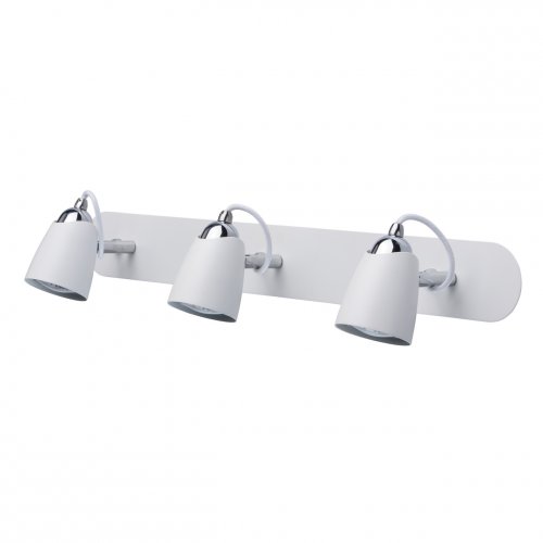 Белый спот на три лампы астор 545021503