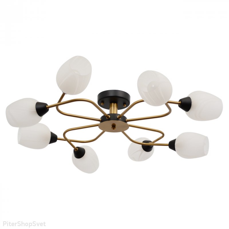 Восьмирожковая потолочная люстра «Олимпия» 638018608