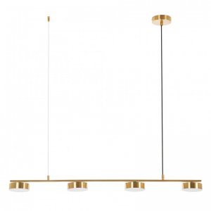 Длинный подвесной светильник золотого цвета 28Вт 3000К «Milla»