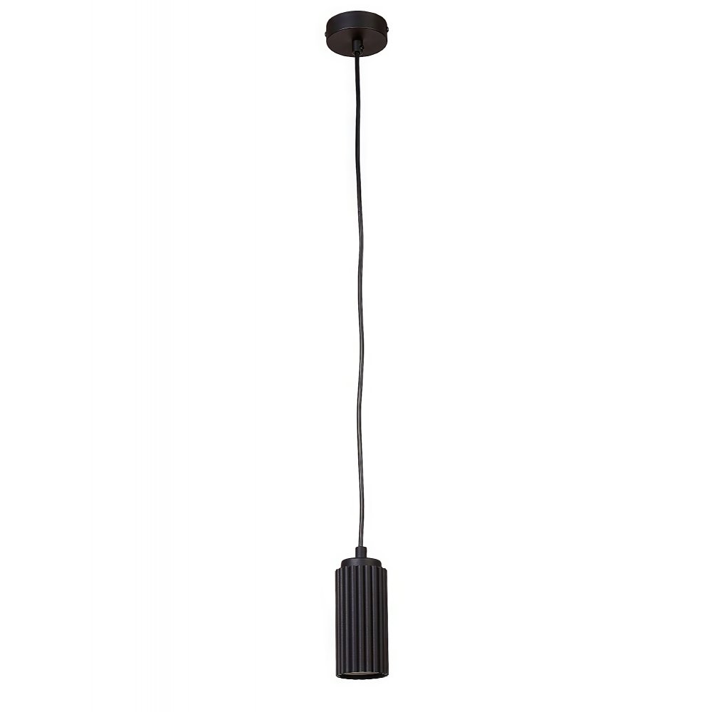 Чёрный подвесной светильник цилиндр «Alex» MR2172-1P
