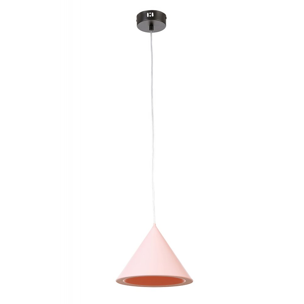 Подвесной светильник розовый конус «Maretta» MR2215-1PL
