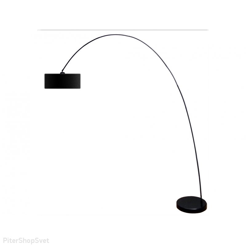 Торшер 12201/FL black