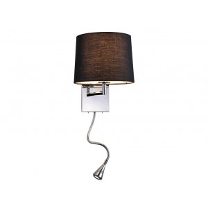 Настенное бра с лампой для чтения 14102/A LED black