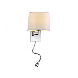 Настенное бра с лампой для чтения 14102/A LED white