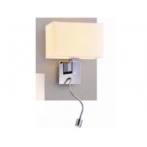 Настенное бра с лампой для чтения 14202/A LED white