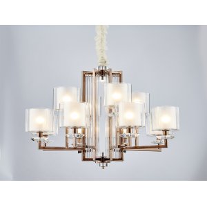 Подвесная люстра 4408+4/C black nickel