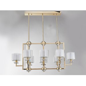 Люстра на трёх штангах