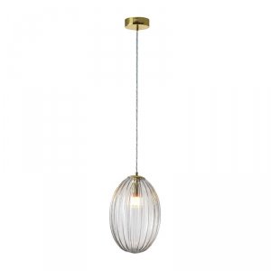 Подвесной светильник с овальным плафоном