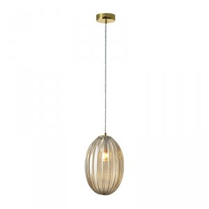 Подвесной светильник с овальным плафоном