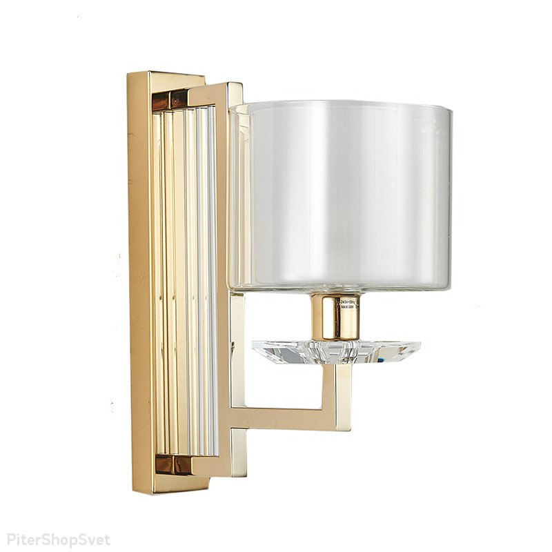 Настенное бра с двойным плафоном 4401/A Gold