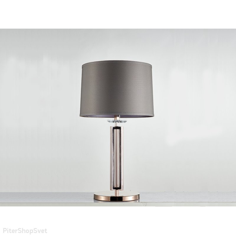 Настольная лампа 4401/T black nickel без абажура