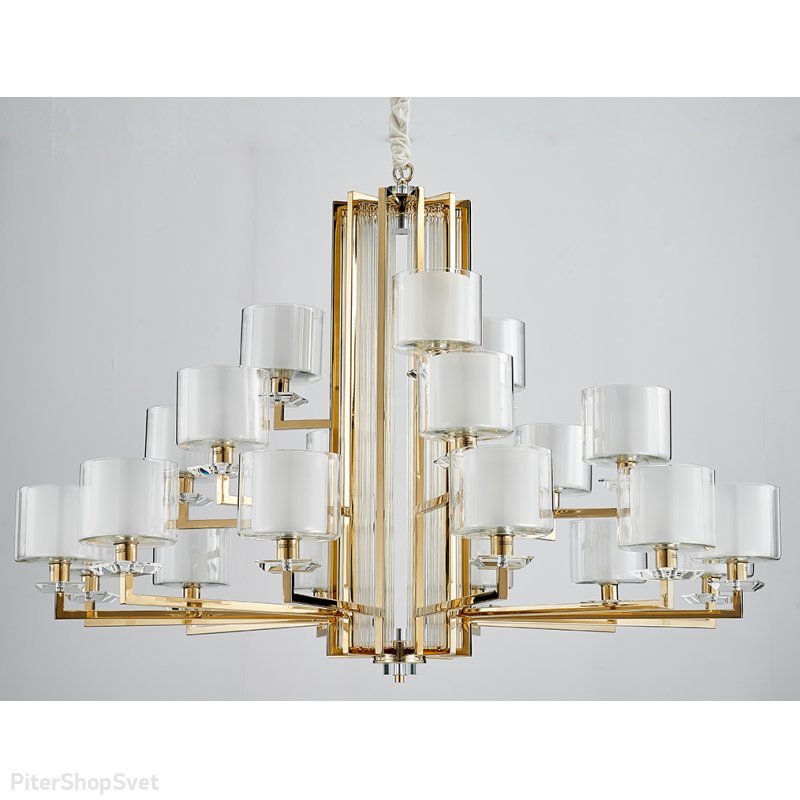 Подвесная люстра 4412+6+3/C gold