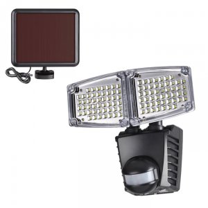 Уличный настенный светильник на солнечной батарее с датчиком движения «SOLAR» 358022