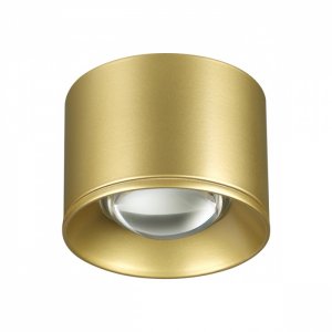 Накладной потолочный светильник золотого цвета 12Вт 4000К «PATERA»