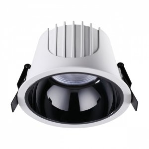 Бело-чёрный встраиваемый светильник 30Вт 4000К «KNOF»