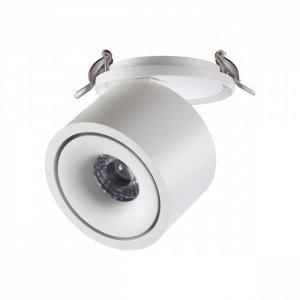 Белый встраиваемый поворотный светильник 15Вт 4000К «GRODA»